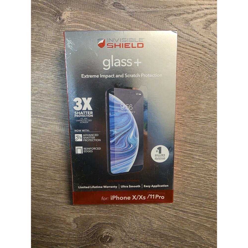 Zagg Invisible Shield Glass+ Screen Protector For iPhone X/Xs/11 Pro